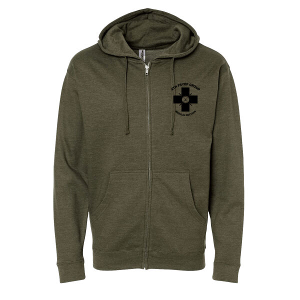 Med Shed Midweight Zip Hoodie Thumbnail